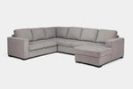 CLAIRE105:Claire Full Pullout Tux Chaise, Angled