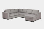 CLAIRE105:Claire Full Pullout Tux Chaise, Angled