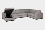 CLAIRE158:Claire Full Pullout Tux Chaise, AngledOpen