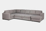CLAIRE159:Claire Full Pullout Tux Chaise, Angled