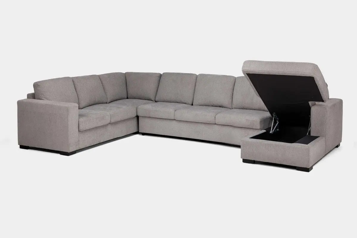 CLAIRE159:Claire Full Pullout Tux Chaise, AngledOpen