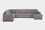 CLAIRE159:Claire Full Pullout Tux Chaise, Front