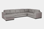 CLAIRE158:Claire Full Pullout Tux Chaise, Angled