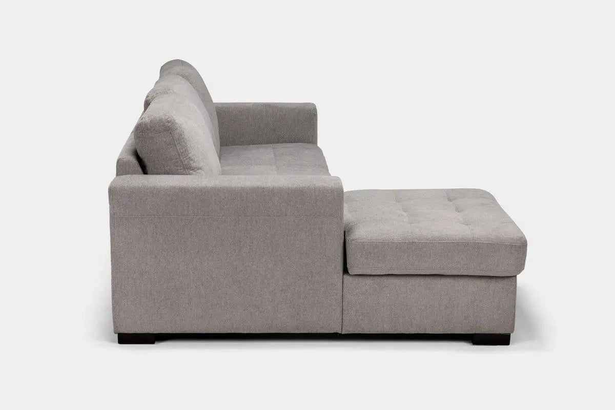 CLAIRE100:Claire Full Pullout Sofa Chais, Side