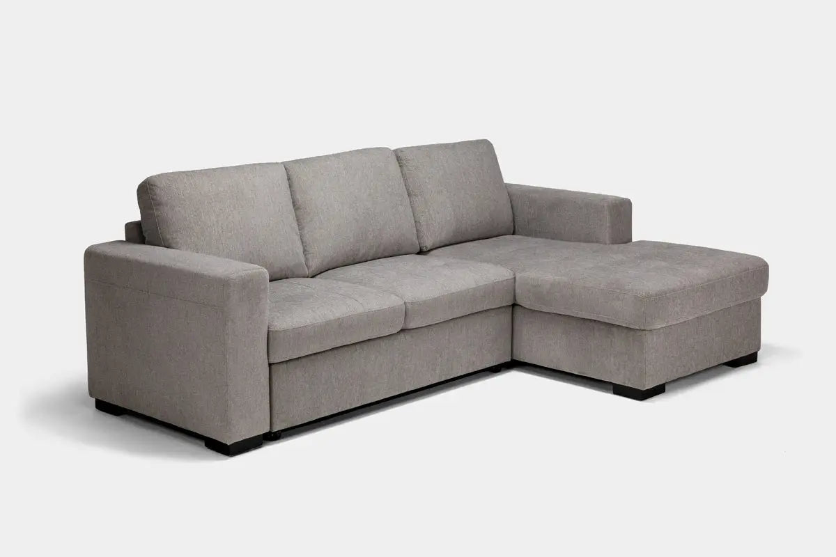 CLAIRE101:Claire Full Pullout Sofa Chais, Angled