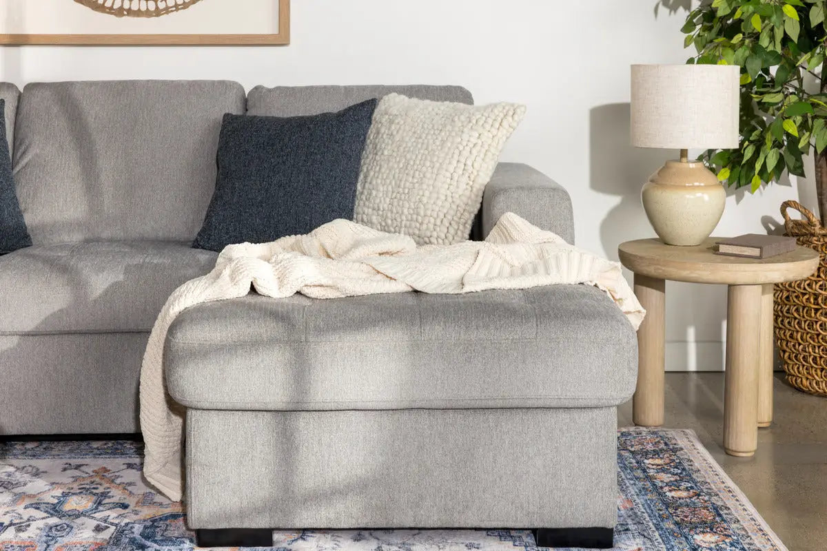 CLAIRE101:Claire Full Pullout Sofa Chais, Front