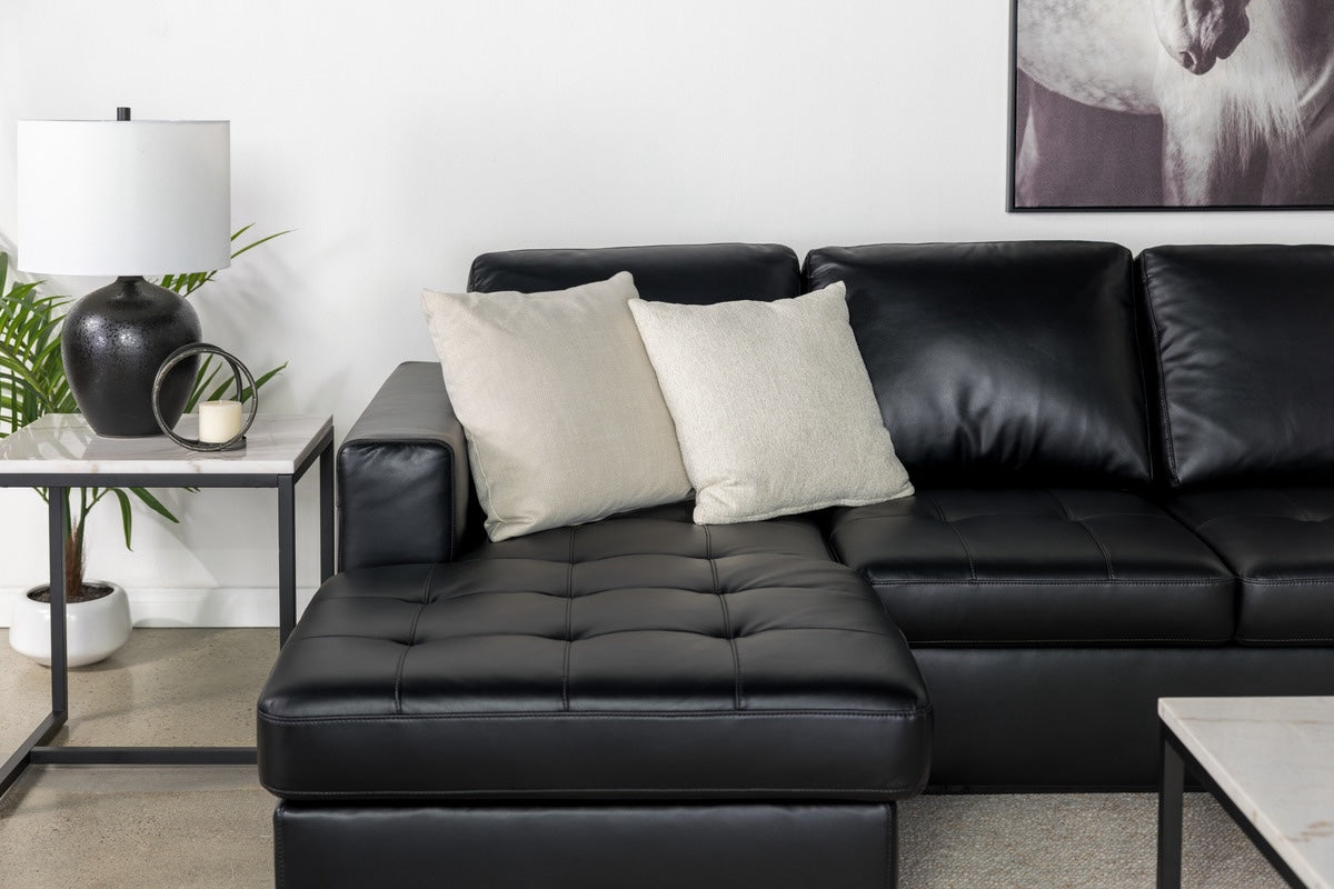 CLAIRE058:Claire Queen Pullout Tux Chaise Sectional, 