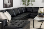 CLAIRE058:Claire Queen Pullout Tux Chaise Sectional, 
