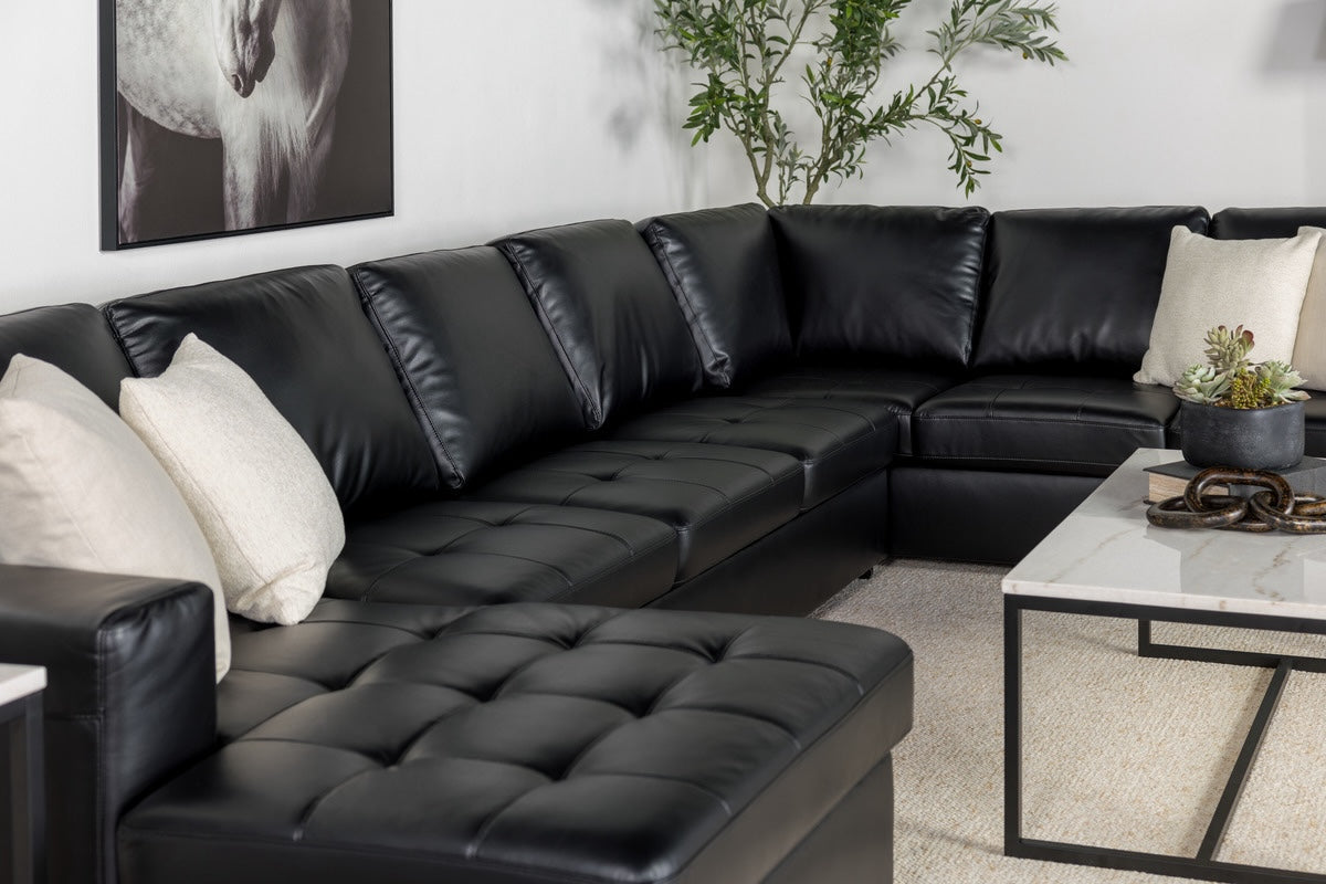 CLAIRE058:Claire Queen Pullout Tux Chaise Sectional, 