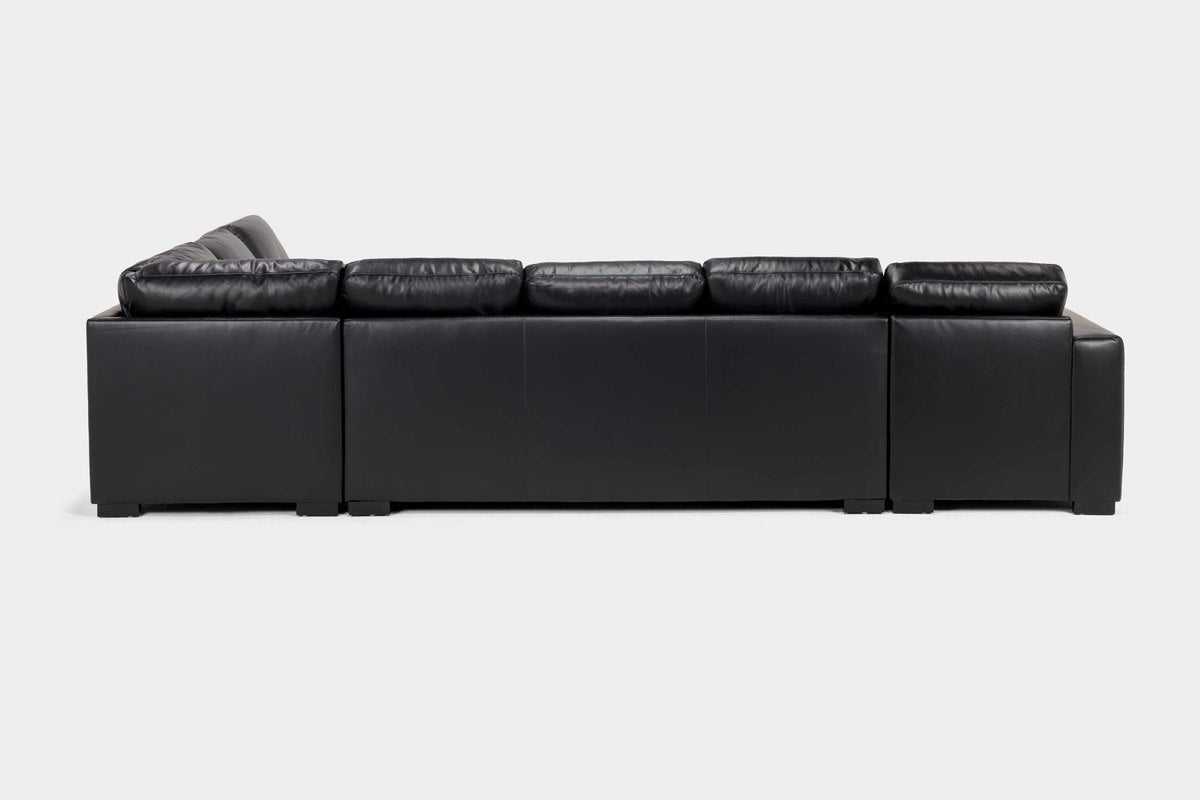 CLAIRE058:Claire Queen Pullout Tux Chaise Sectional, SideBack