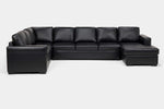 CLAIRE059:Claire Queen Pullout Tux Chaise Sectional, Side