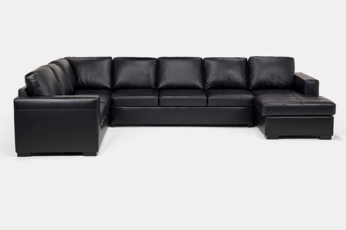 CLAIRE059:Claire Queen Pullout Tux Chaise Sectional, Side