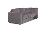 669170373:Claire Tux Sofa in Gray, Left Facing, Image 1