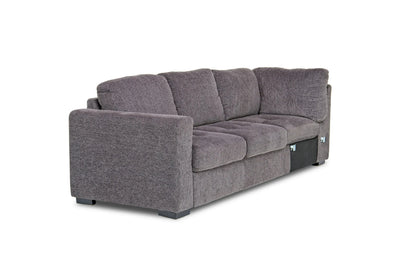 669170373:Claire Tux Sofa in Gray, Left Facing, Image 1
