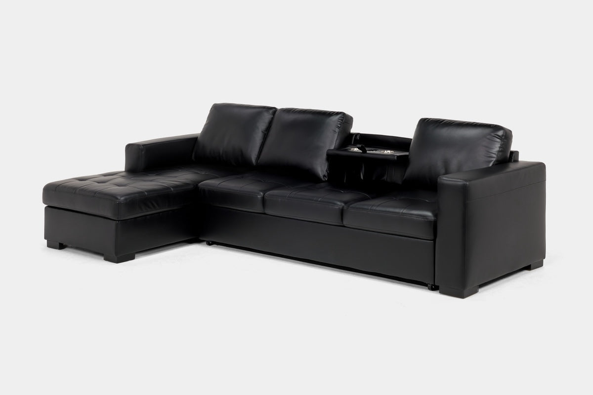 CLAIRE050:Claire Full Pullout Sofa Chais, Angle