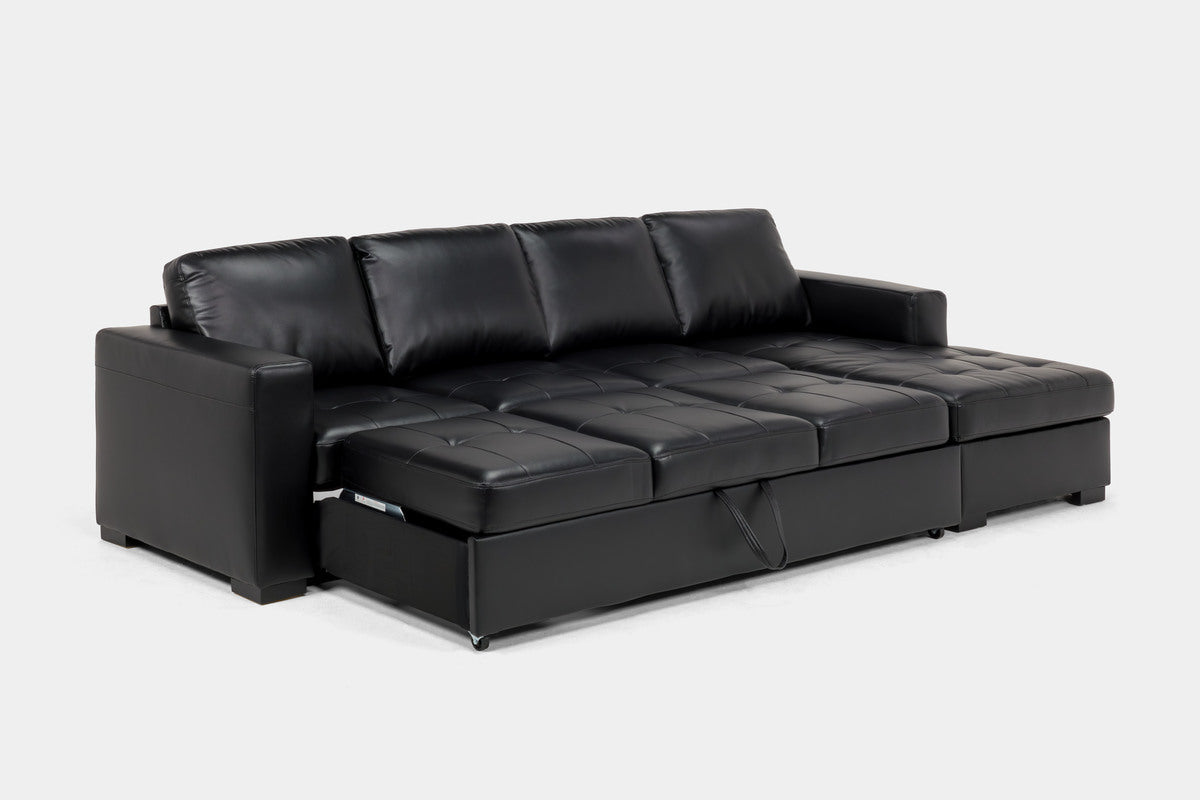 CLAIRE051:Claire Full Pullout Sofa Chais, Angle