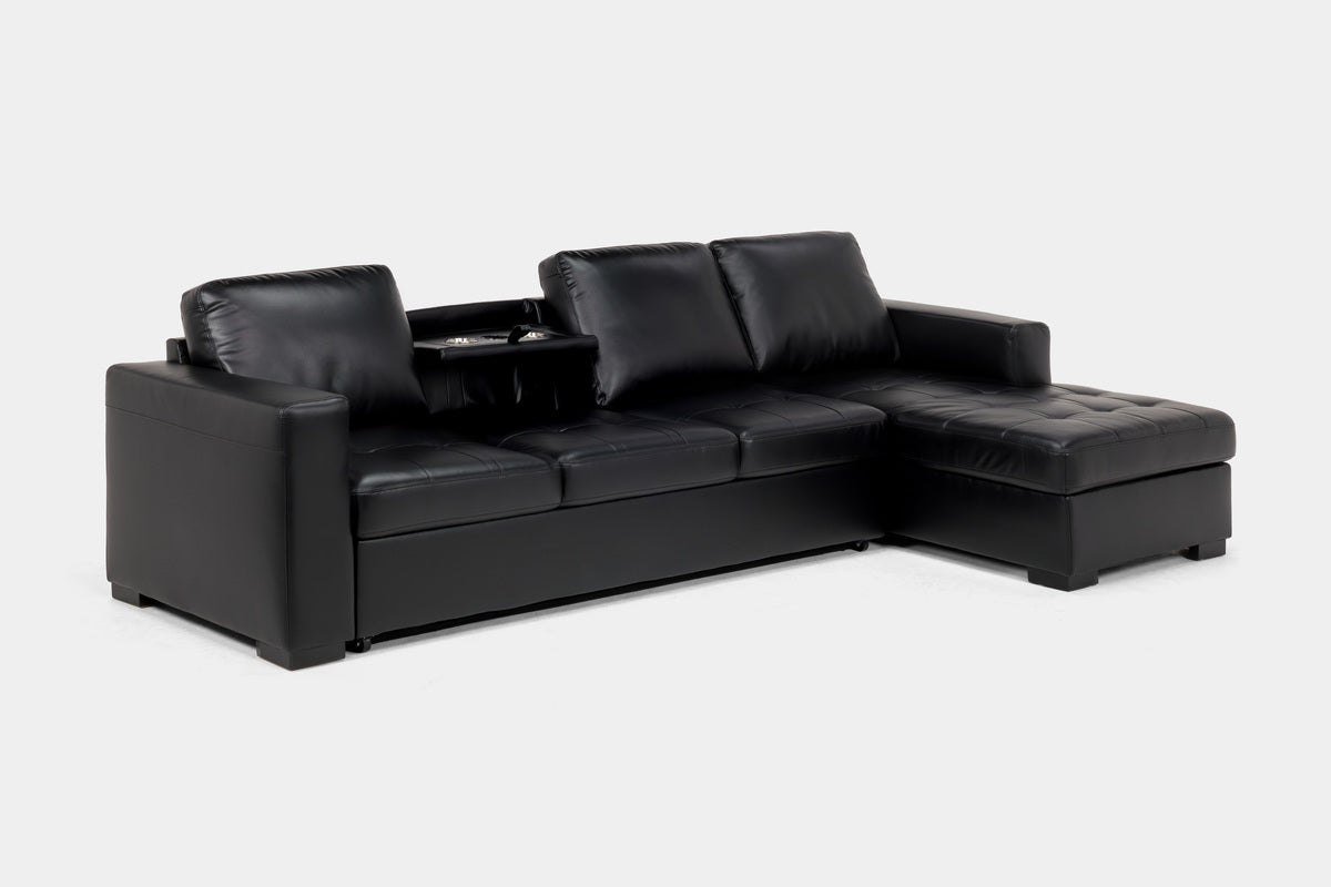 CLAIRE051:Claire Full Pullout Sofa Chais, Angle