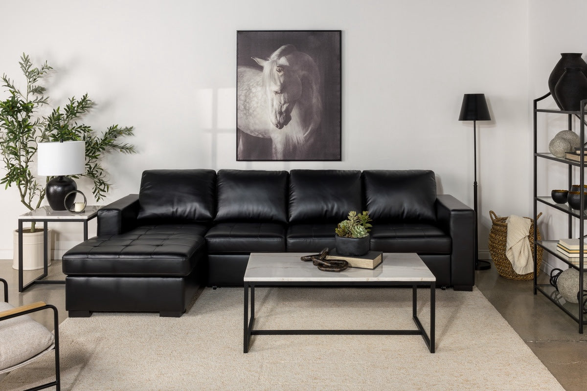 CLAIRE050:Claire Full Pullout Sofa Chais, 