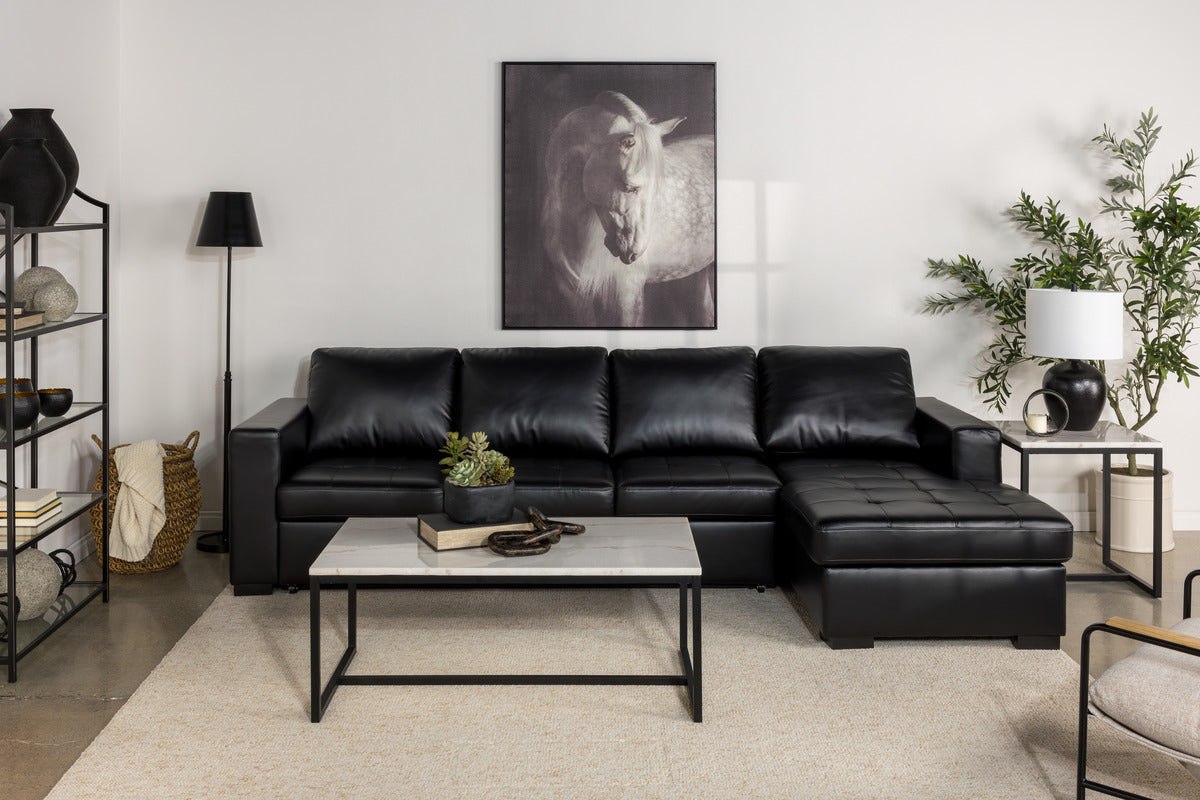 CLAIRE051:Claire Full Pullout Sofa Chais, 