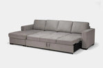 CLAIRE150:Claire Full Pullout Sofa Chais, 