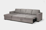 CLAIRE150:Claire Full Pullout Sofa Chais, 