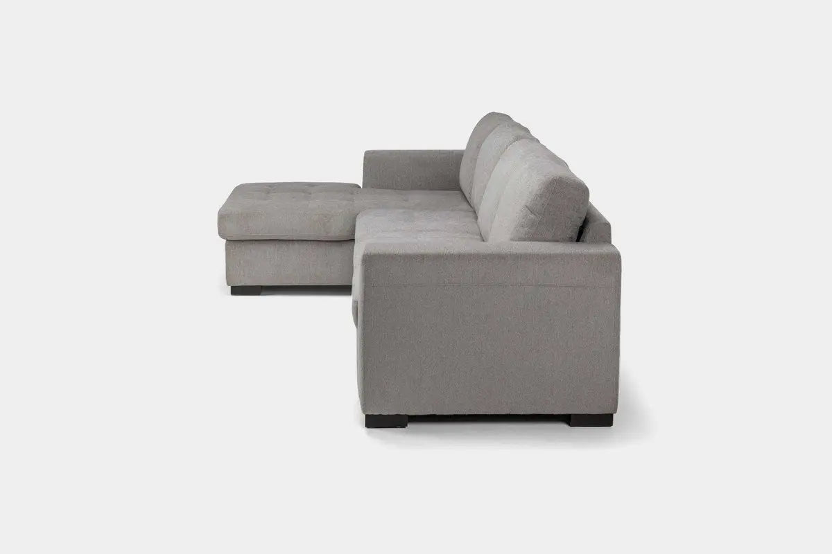 CLAIRE150:Claire Full Pullout Sofa Chais, Side