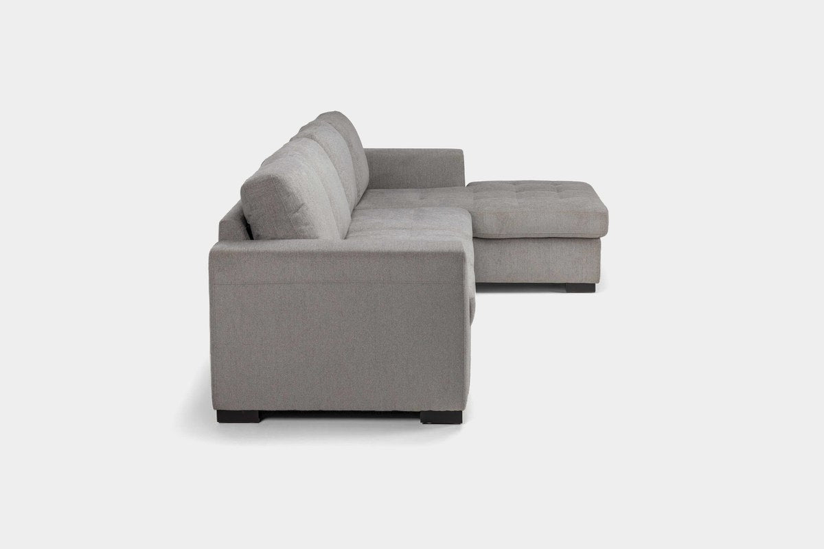 CLAIRE151:Claire Full Pullout Sofa Chais, Side