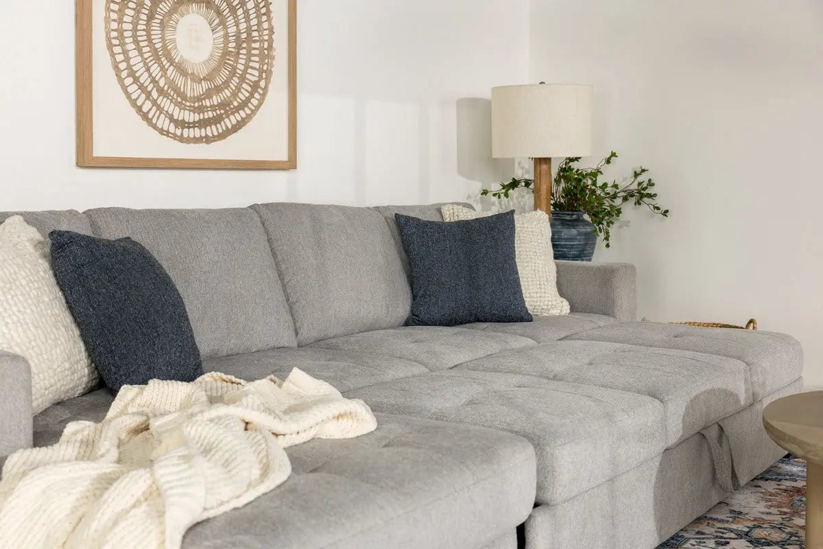 CLAIRE150:Claire Full Pullout Sofa Chais, 