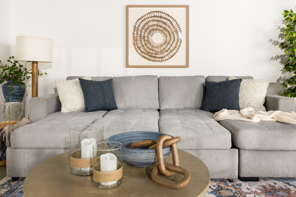 CLAIRE151:Claire Full Pullout Sofa Chais, 