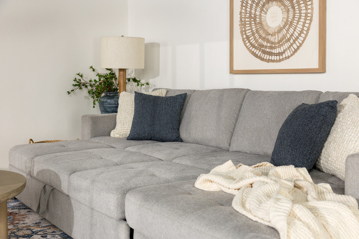 CLAIRE151:Claire Full Pullout Sofa Chais, 