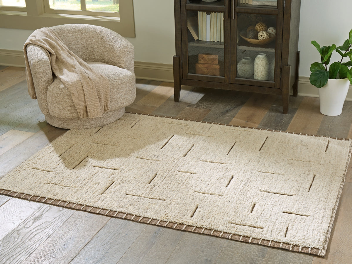 244447206:Clayman Rug, Styled