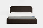 CLOUDII02:Cloud Boucle Upholstered Bed, Front