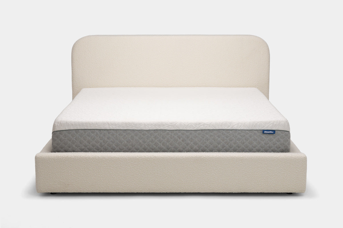 CLOUDII01:Cloud Boucle Upholstered Bed, 