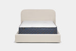 CLOUDII00:Cloud Boucle Upholstered Bed, Front