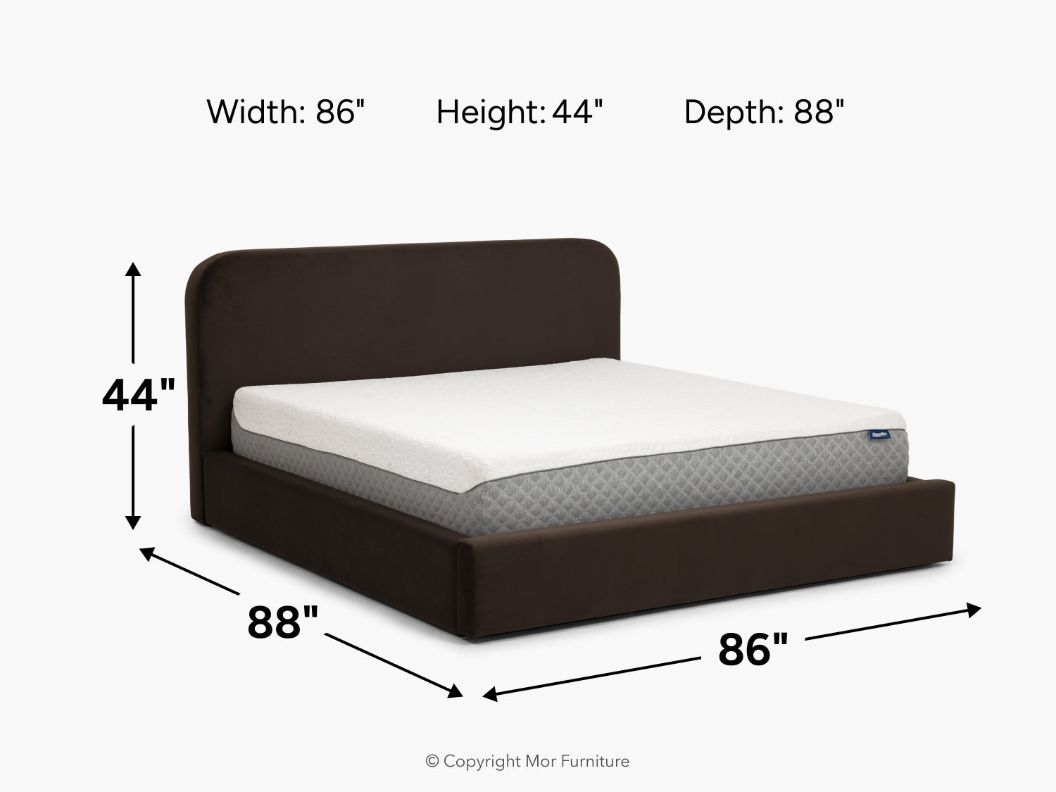 103305443:Cloud Boucle Upholstered Headboard, 