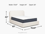 CLOUDII06:Cloud Boucle Upholstered Storage Bed, 