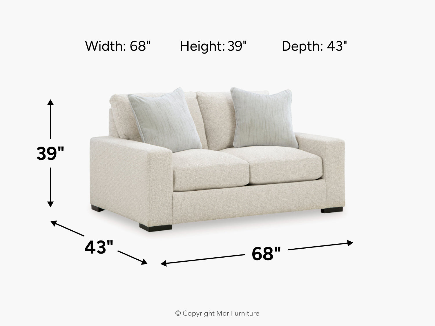 435652941:Conlee Pike Loveseat, 