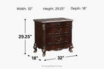 151903857:Constantine 2 Drawer Nightstand,