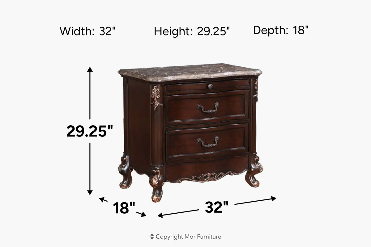 151903857:Constantine 2 Drawer Nightstand,