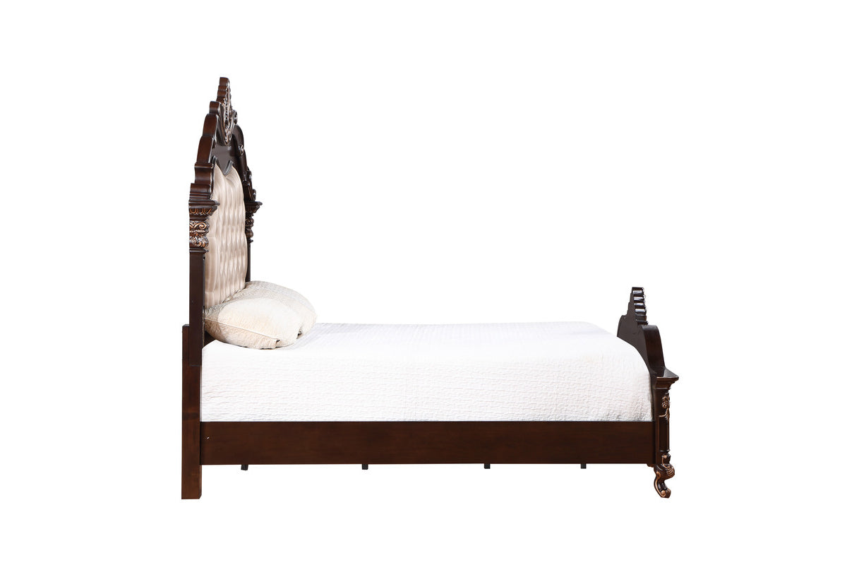 CONSTAEK4:Constantine Upholstered Bed & , Side