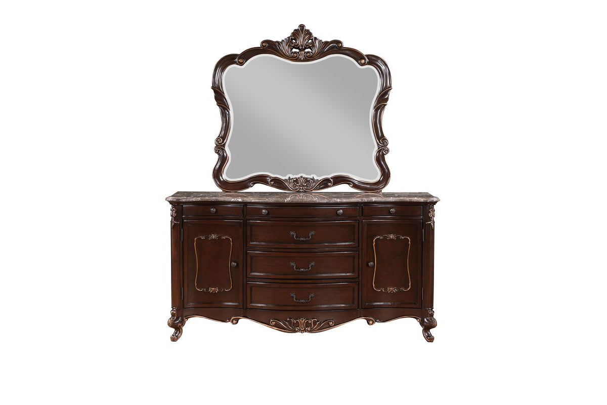 CONSTANQ3:Constantine Upholstered Bed & , Front