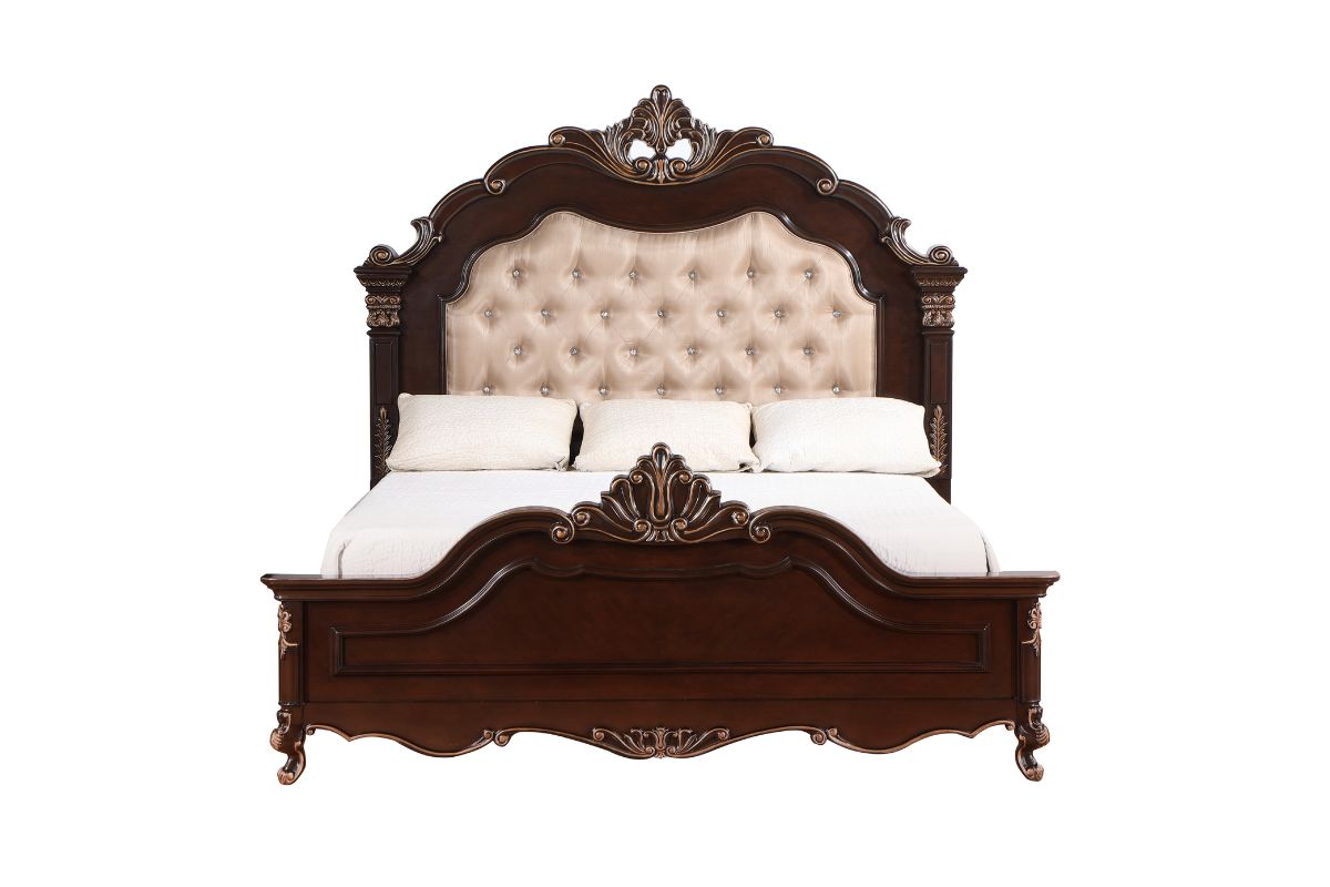 CONSTACKB:Constantine Upholstered Bed, Front