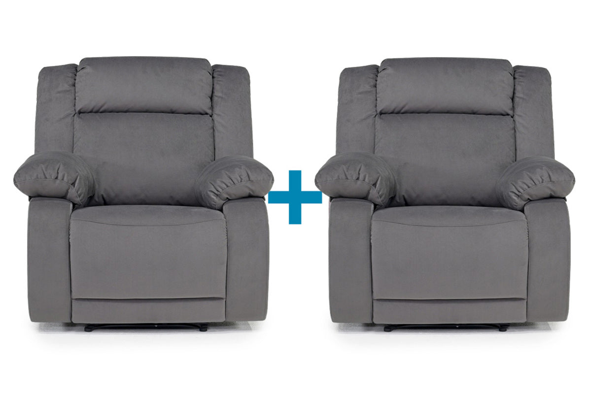 CORATWO00:Cora Recliners, Set Of 2, 