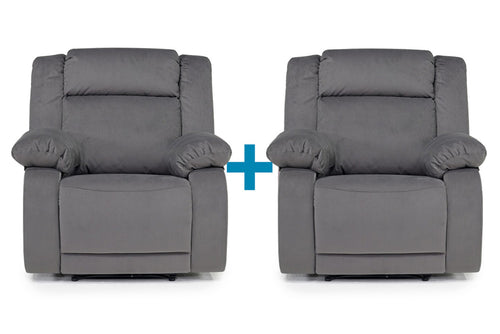 CORATWO00:Cora Recliners, Set Of 2, 