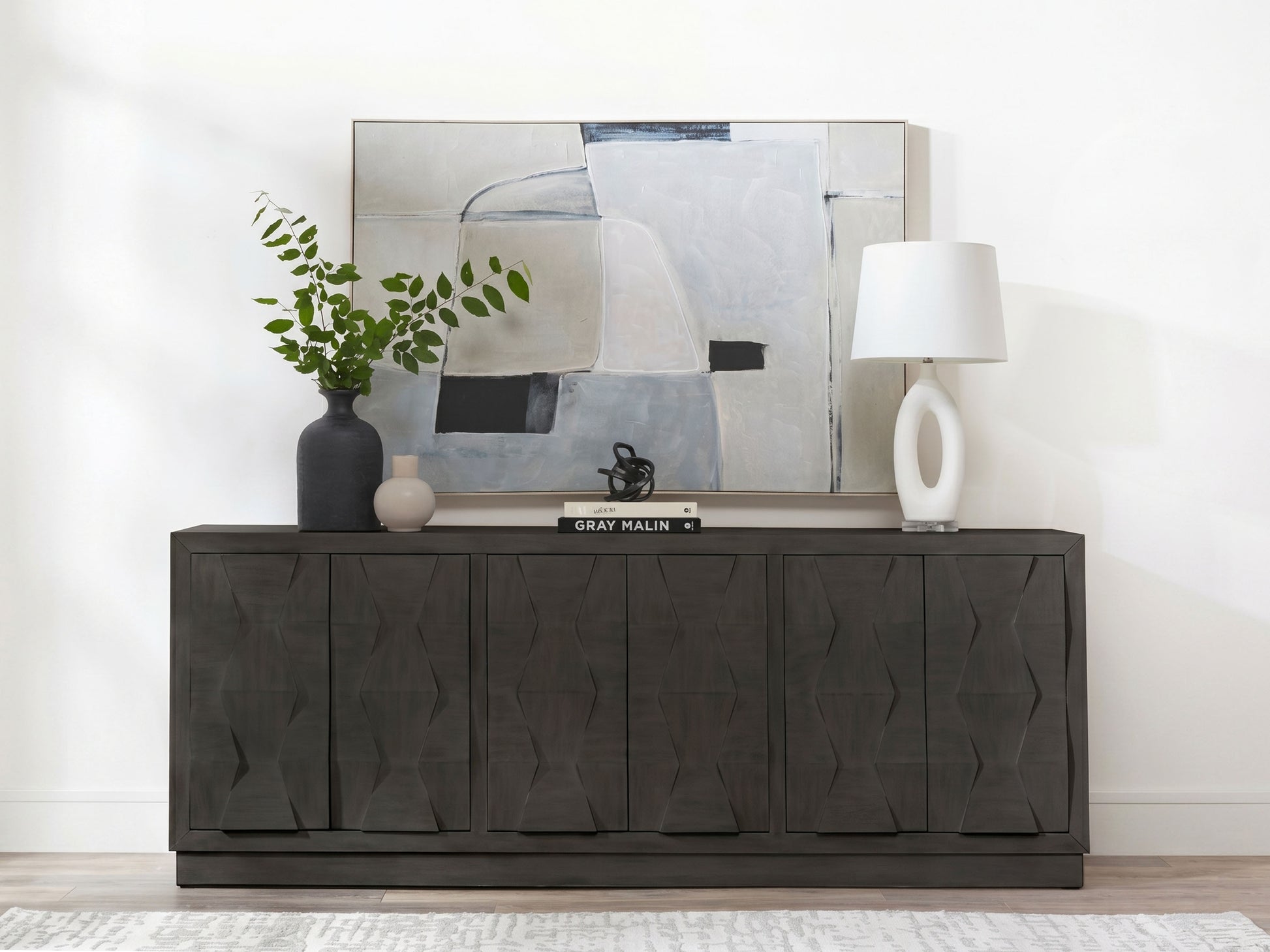 343928013:Cortina Media Console, Styled