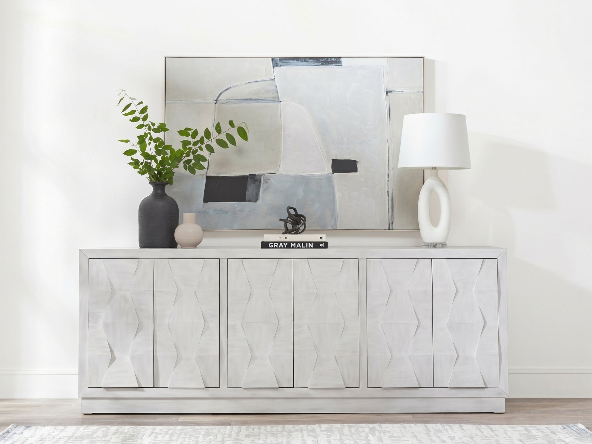 125449908:Cortina Media Console, Styled