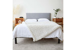 943156500:Cotton Weighted Coverlet, Styled
