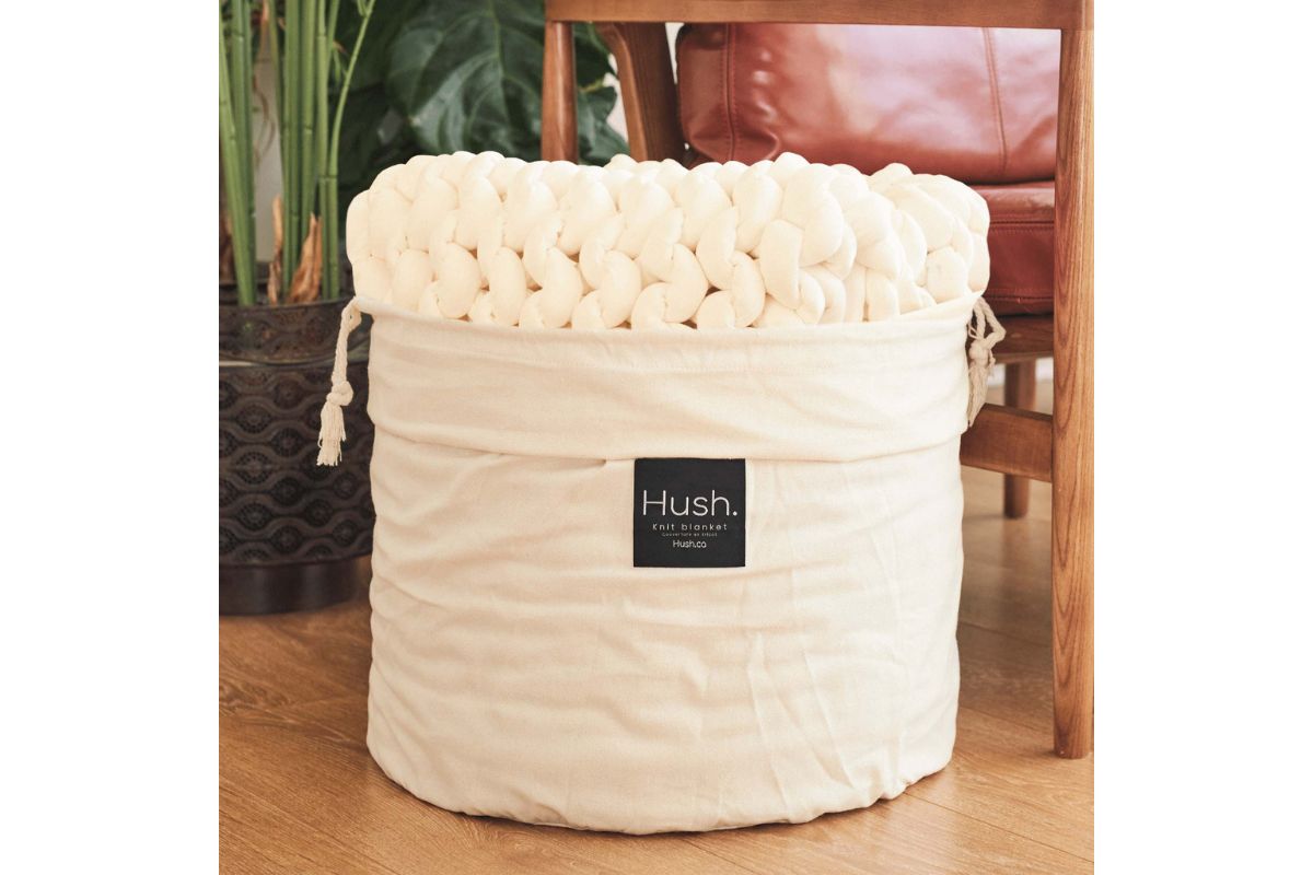 943156500:Cotton Weighted Coverlet, Styled