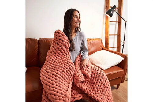 814393435:Cotton Weighted Coverlet, Styled