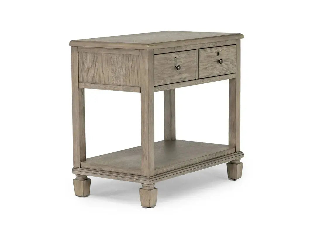 COUNTRY01:Country Side Canopy Bed & Dres, SideAngle